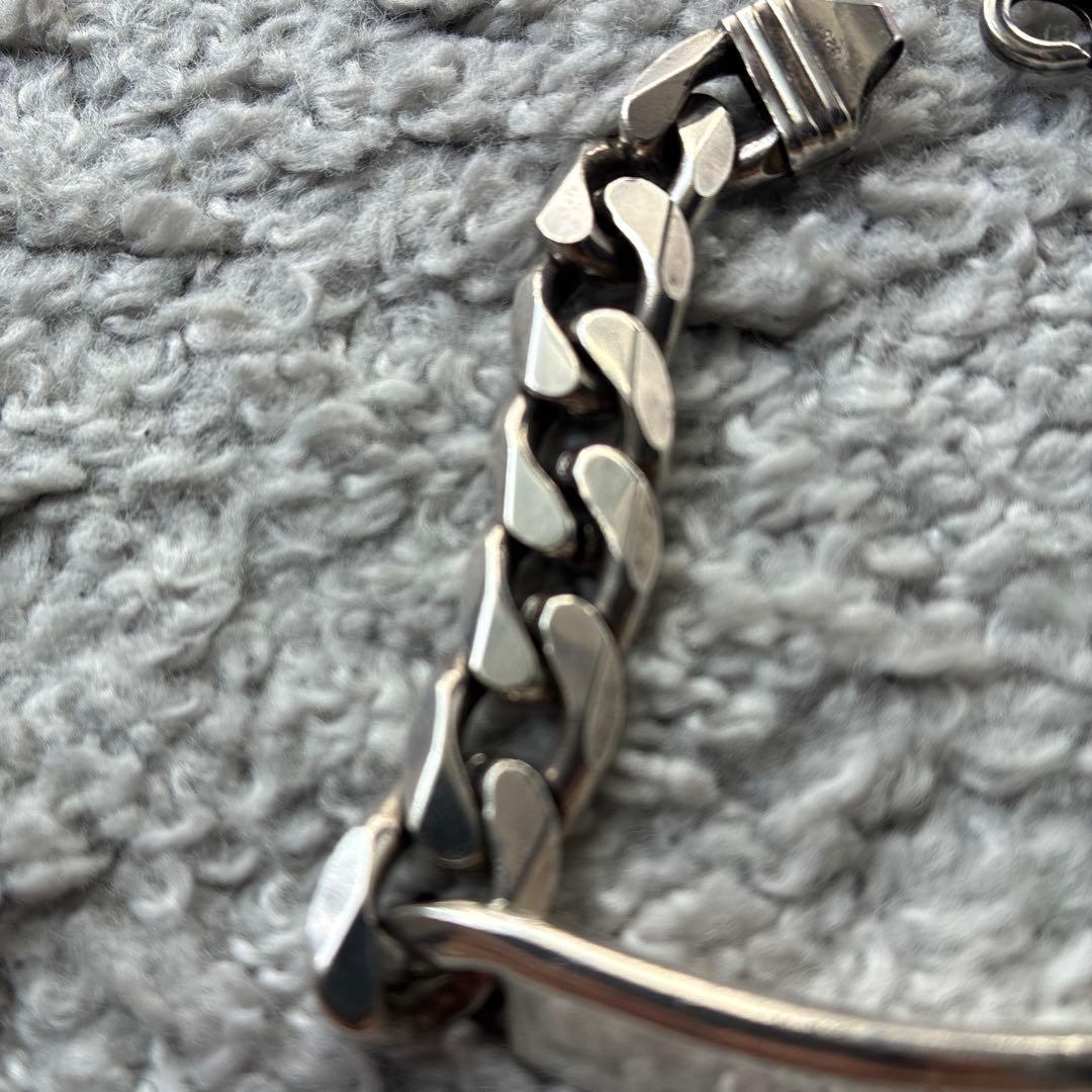 シルバープレートブレスレット　イタリア製