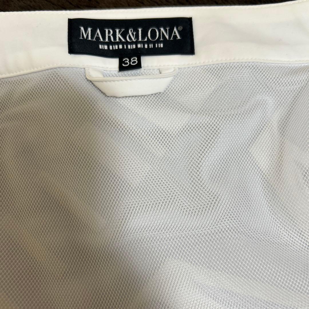 MARK&LONA ゴルフ　ホワイト ジャケット　レディース　サイズ38