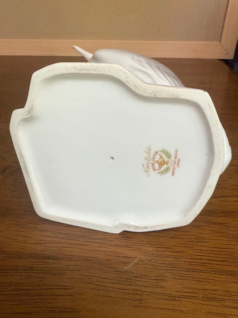 Noritake ノリタケ　ボーンチャイナ　鵜　置物　フィギュリン　26cm