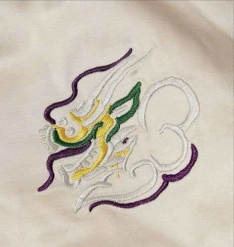 【新品】McGREGOR MODERN　メンズ　刺繍　ドラゴン　ブルゾン　黒　M