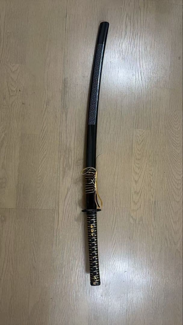 地金焼刃紋 黒炎武士打刀 剣道練習・コレクション用 模造刀居合練習用日本刀