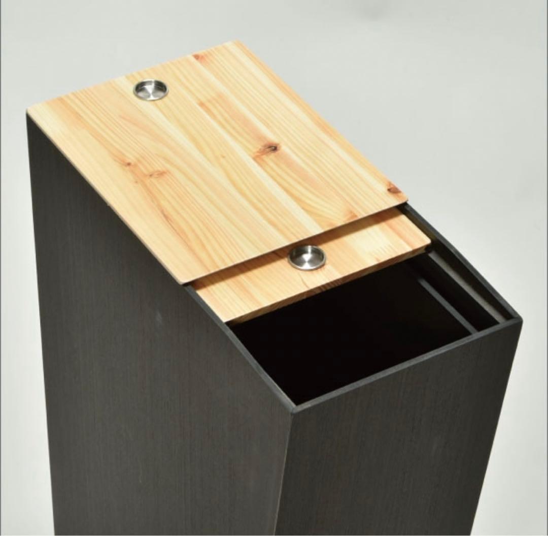 ゴミ箱 サイドテーブル 45L タツクラフト 橋本達之助工芸 ヒノキ 2セット