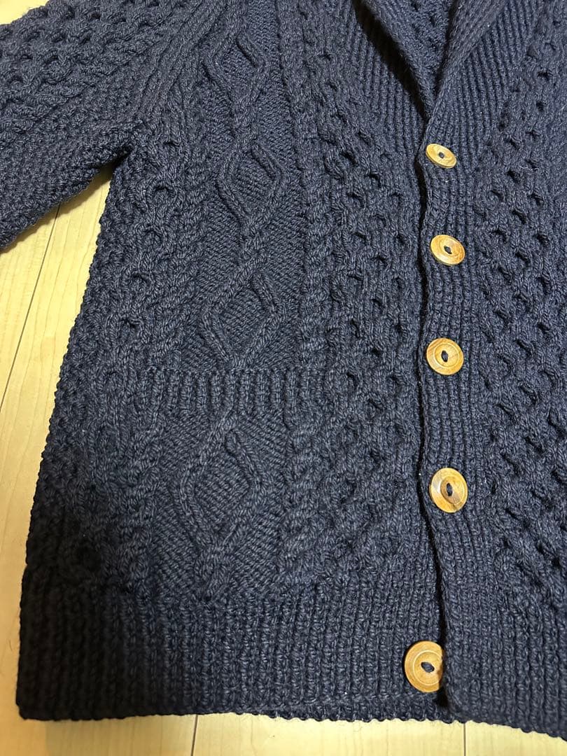 【INVERALLAN】インバーアラン ショールカラーカーディガン