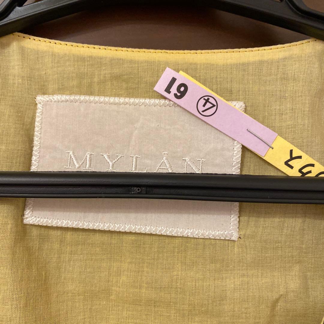 マイラン カシュクールワンピース　ネイビー　クリーニング済