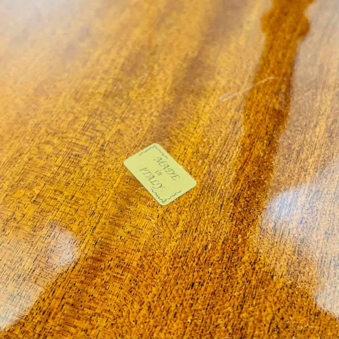 イタリア製 ティーワゴン 象嵌細工 アンティークワゴン キッチンワゴン　送料込