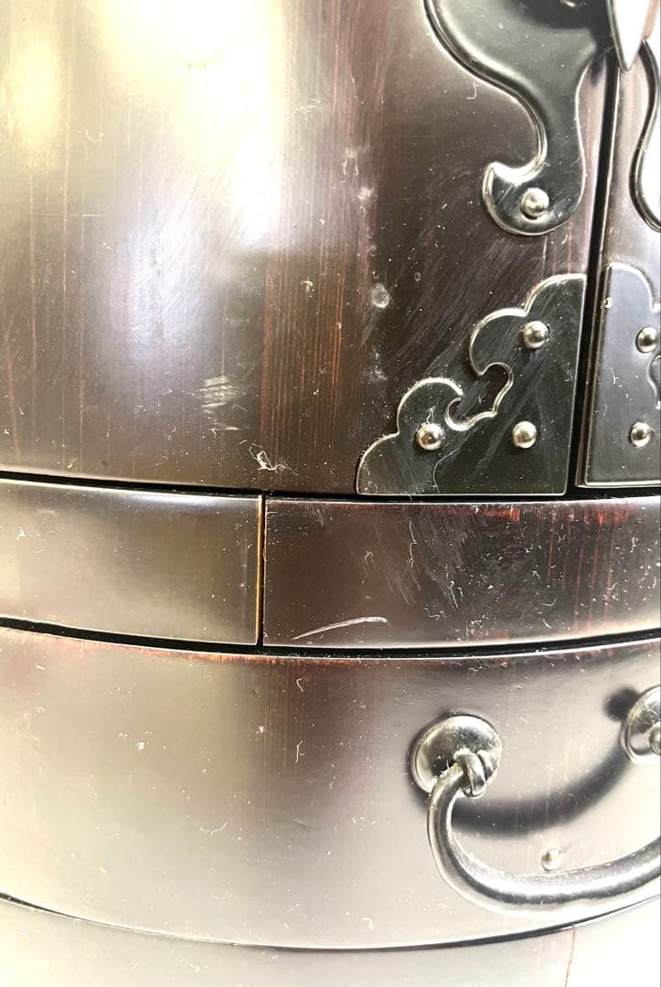 昭和レトロ アンティーク家具 円柱棚