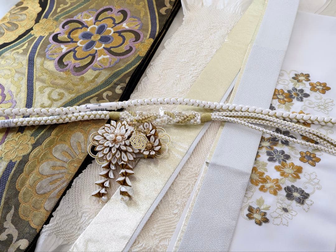 振袖セット 濃紺にゴールド 美品