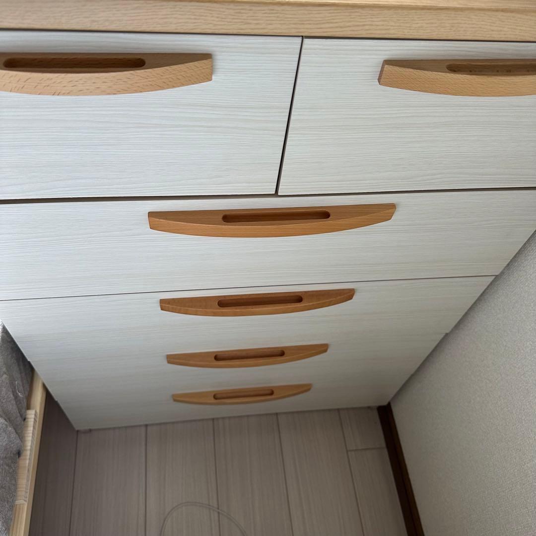 【京都】5段ハイチェスト 引き出し たんす ラック 収納