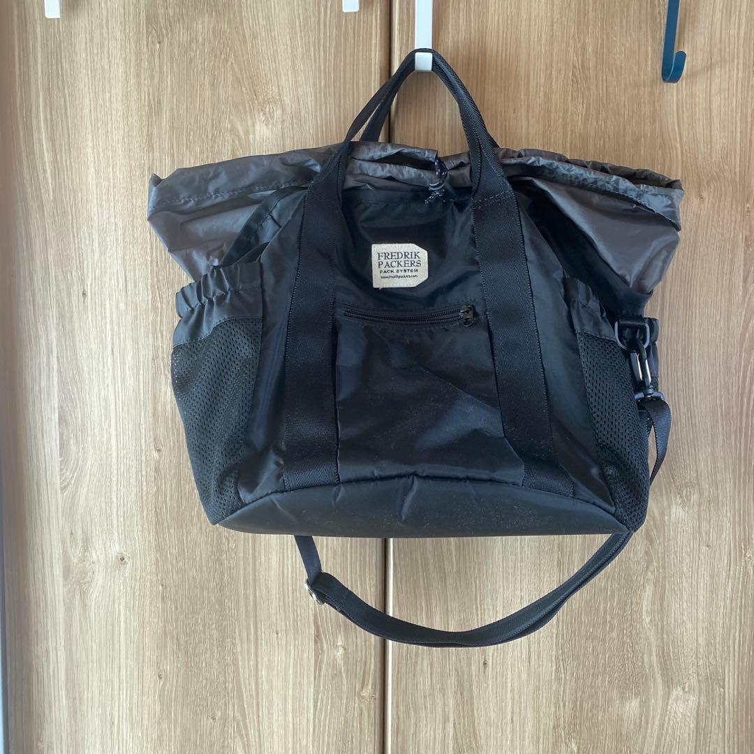 FREDRIK PACKERS 210D TIPI TOTE 黒マザーズバック