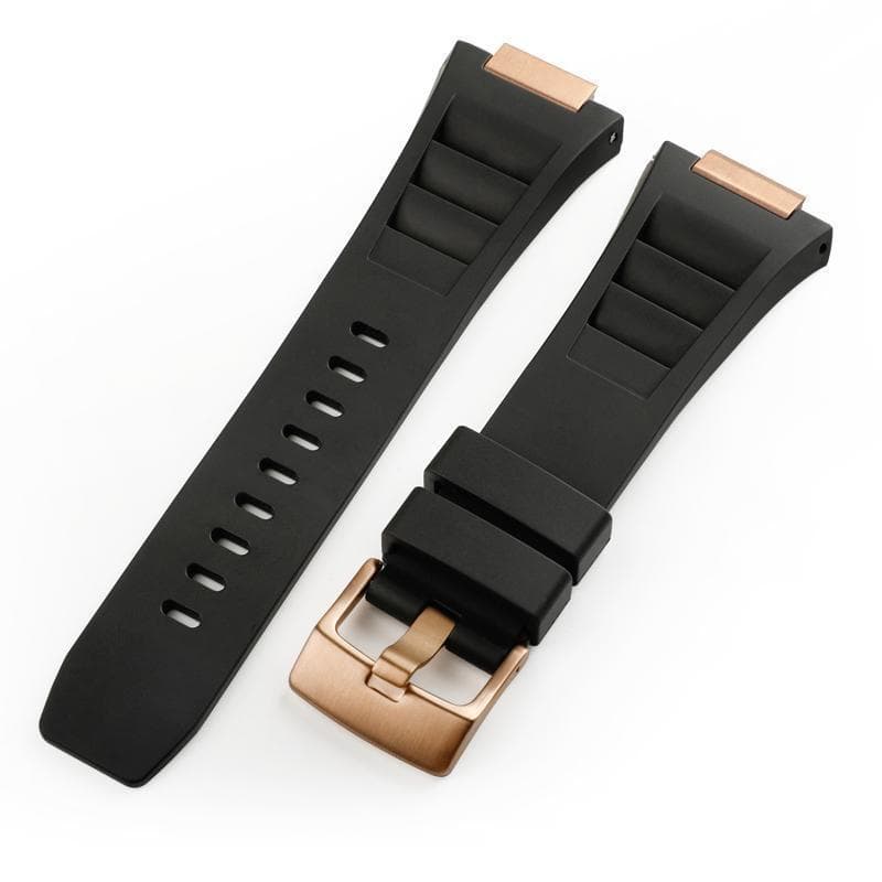 44mm 45ｍｍ apple watch メタル ラバーバンド カスタム 金属