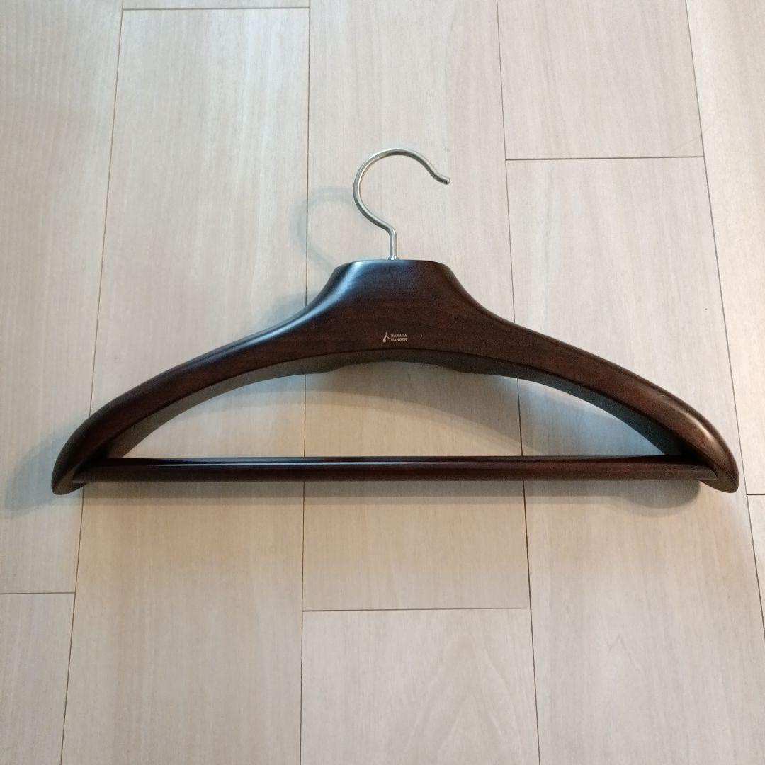 【NAKATA HANGER】 木製ハンガー ダークブラウン