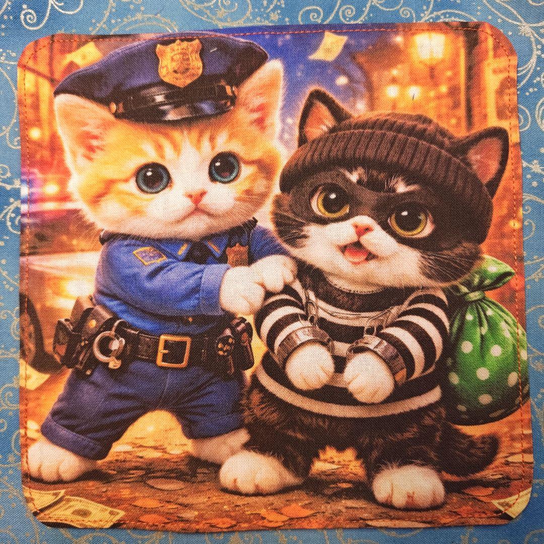 ご確認用　うきたん(*´꒳`*)❤︎様　ねこちゃん柄　ハンカチ12/17