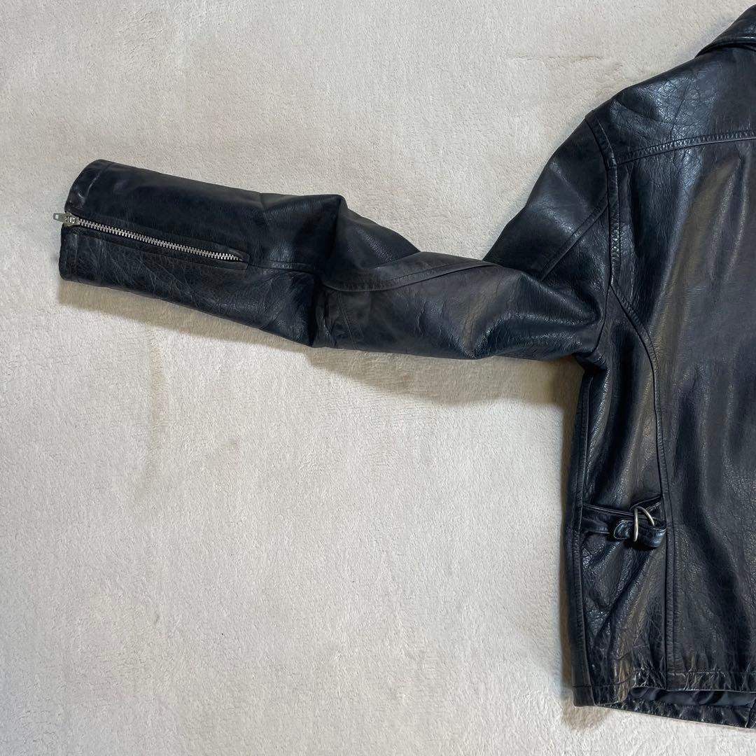 45rpm レザージャケット　キルティング素材　レディース　M