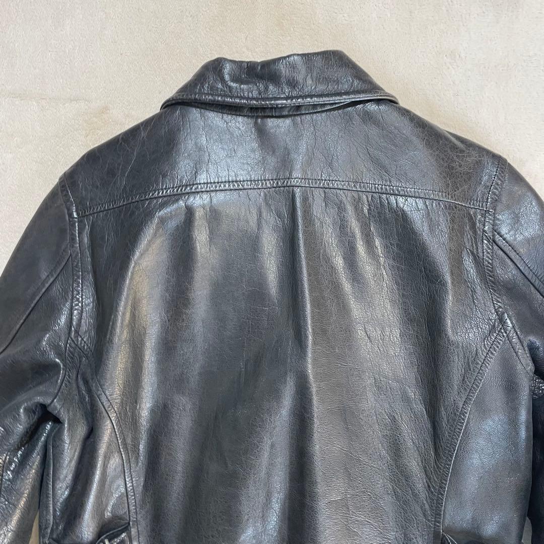 45rpm レザージャケット　キルティング素材　レディース　M