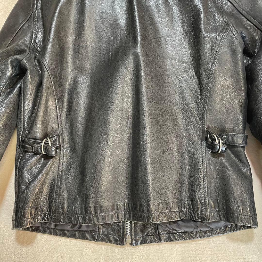 45rpm レザージャケット　キルティング素材　レディース　M