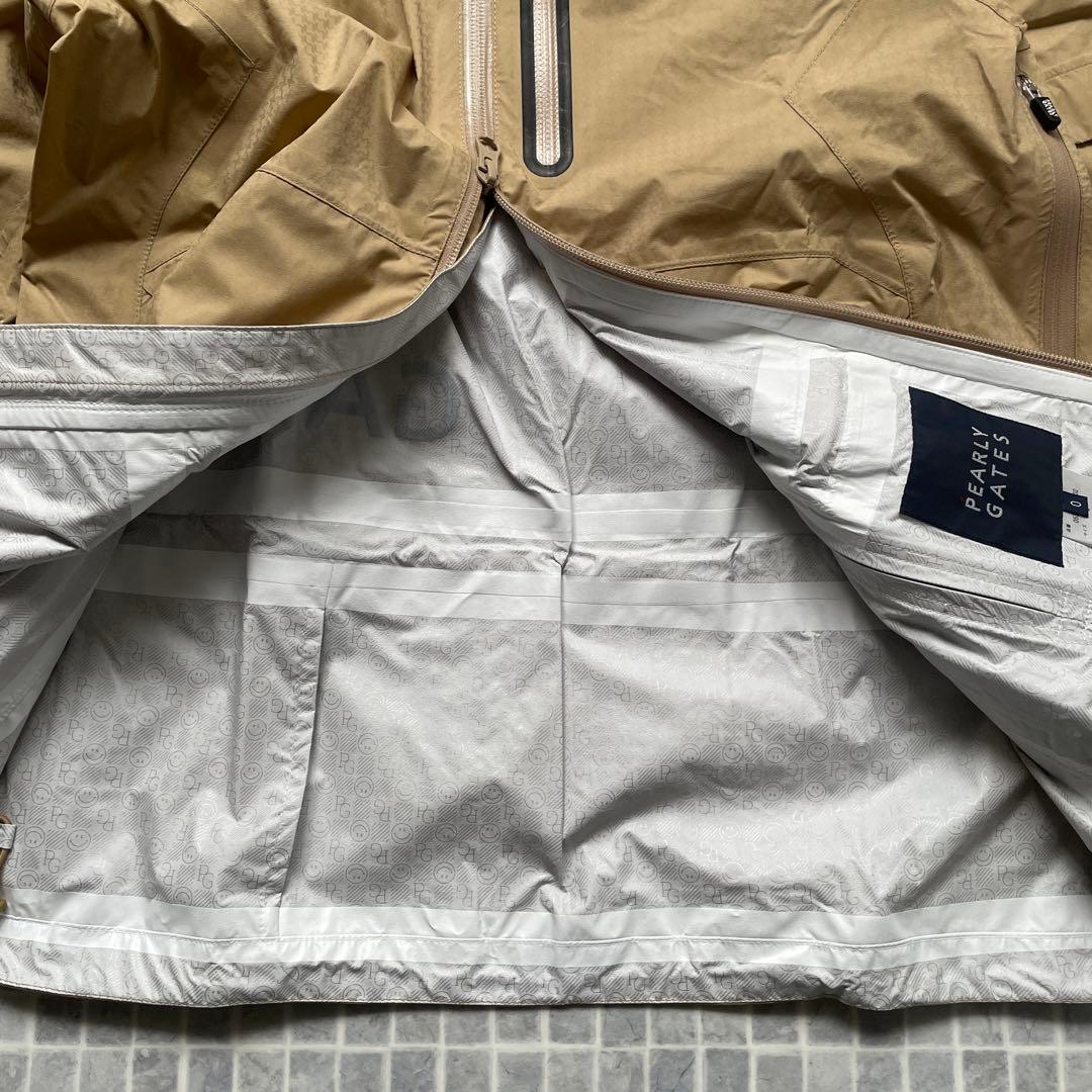 PEARLY GATES パーリーゲイツ　レインウエア　ブルゾン　ベージュ0