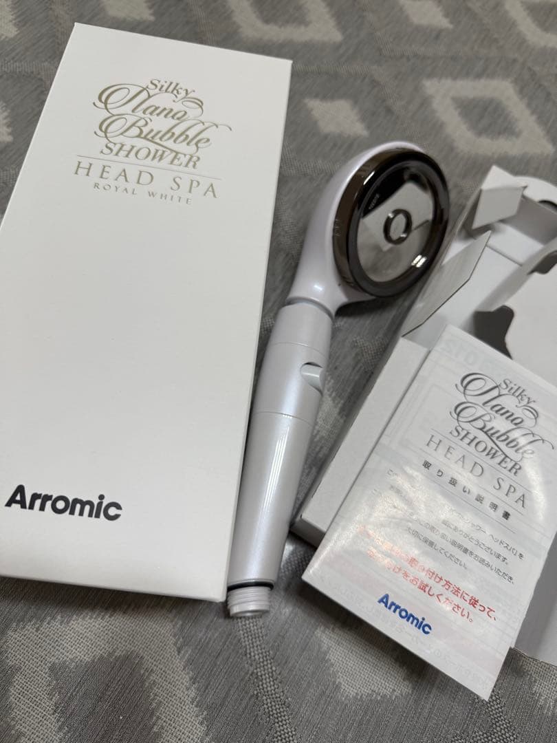 シャワーヘッド シルキーナノバブルシャワー ヘッドスパ アラミック