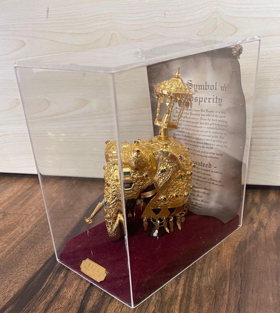 RAJA Hand CraftedSTONE 'N STRING 象置物 宝飾品