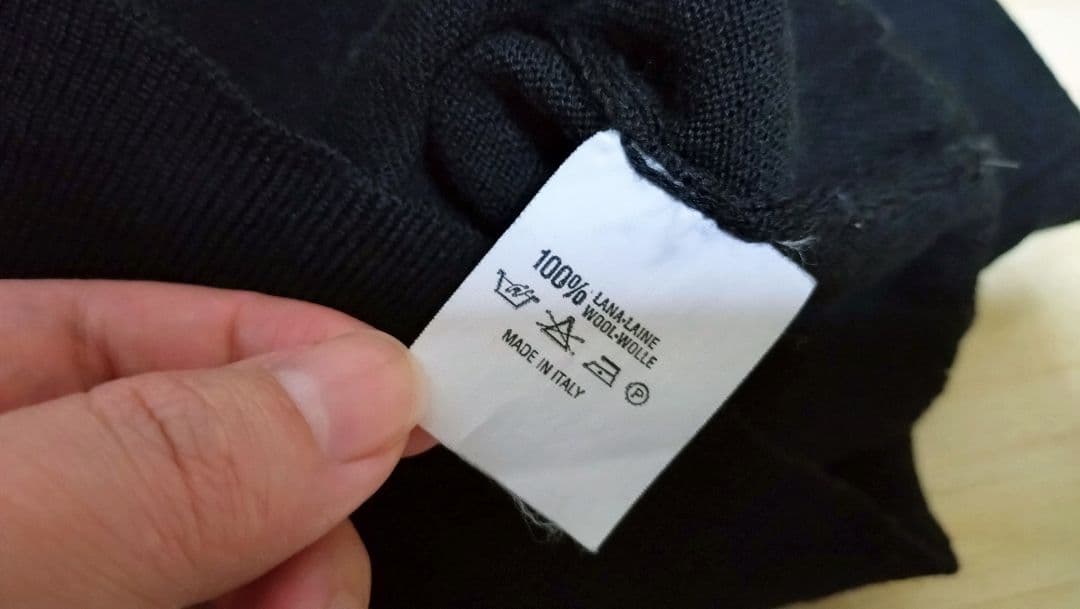 VivienneWestwood レッドレーベル 襟付きセーター ブラックL