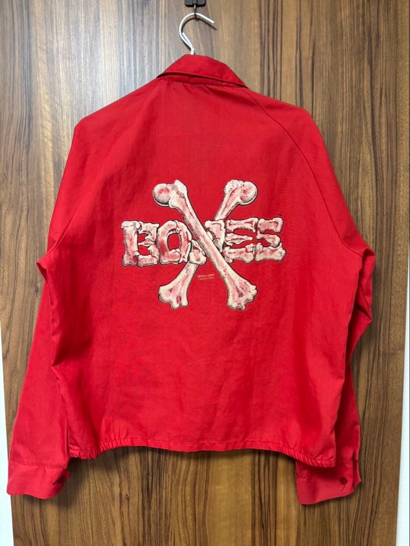 パウエル 80 ヴィンテージ クロスボンズ　スイングトップ 赤 本物