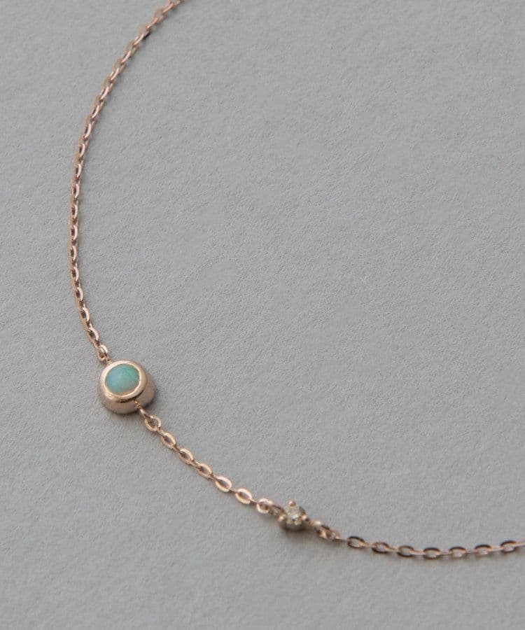 ete オパール ブラウンダイヤモンド ブレスレット