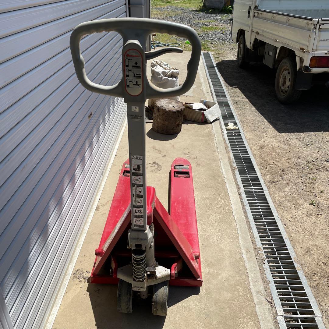 ビシャモン　パレットトラック　低床型　引き取り限定