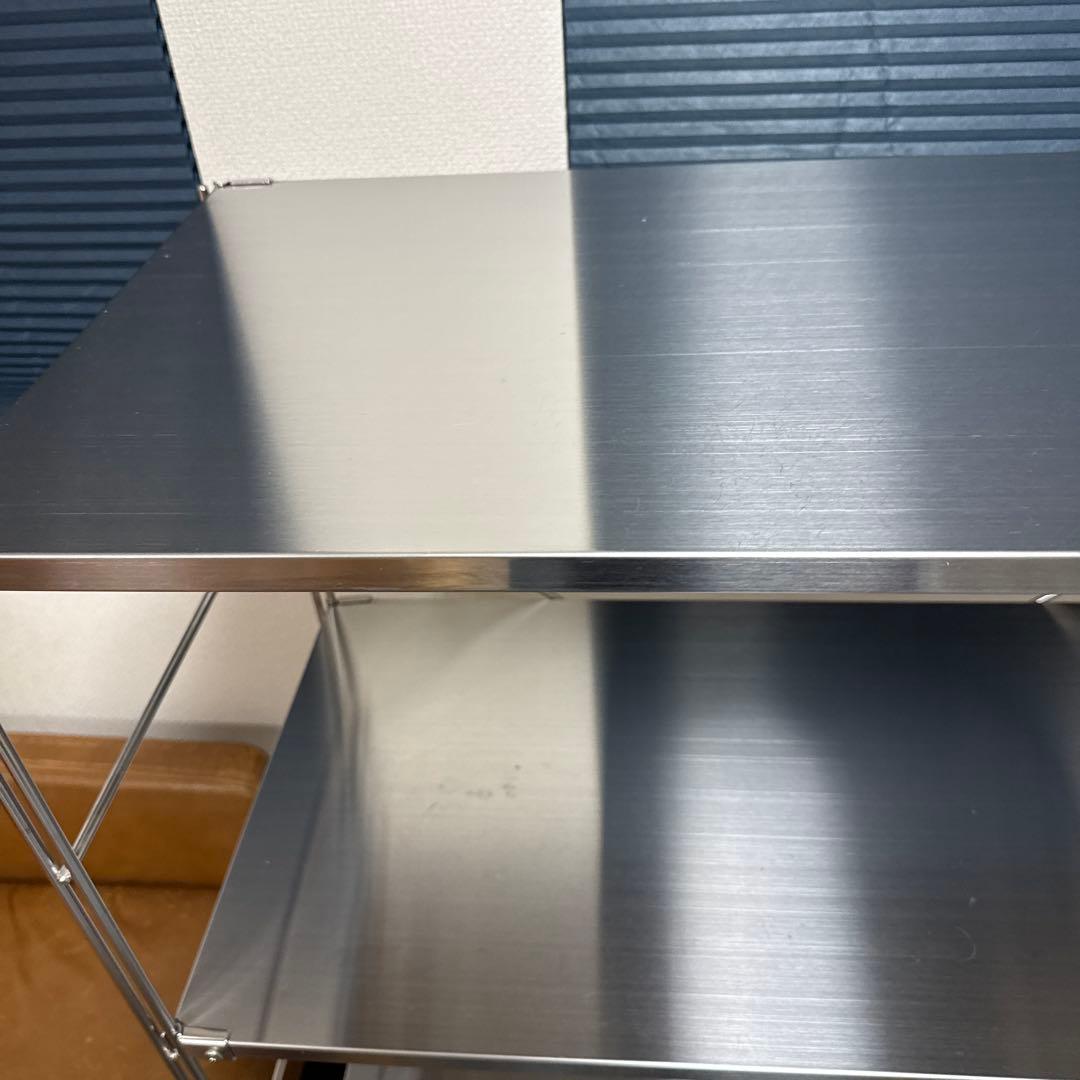 無印良品　ステンレスユニットシェルフ　中