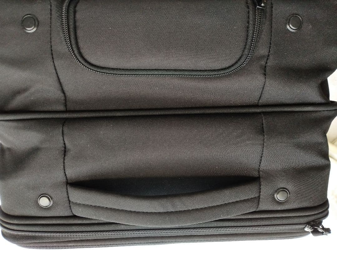 【廃盤品】無印良品　半分の厚みで収納できるソフトキャリーケース　S