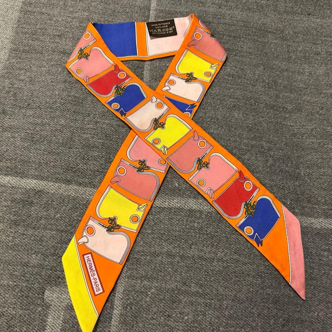 あ*き様 正規品/美品　エルメス　シルク　ツイリー　バンダナ　スカーフ