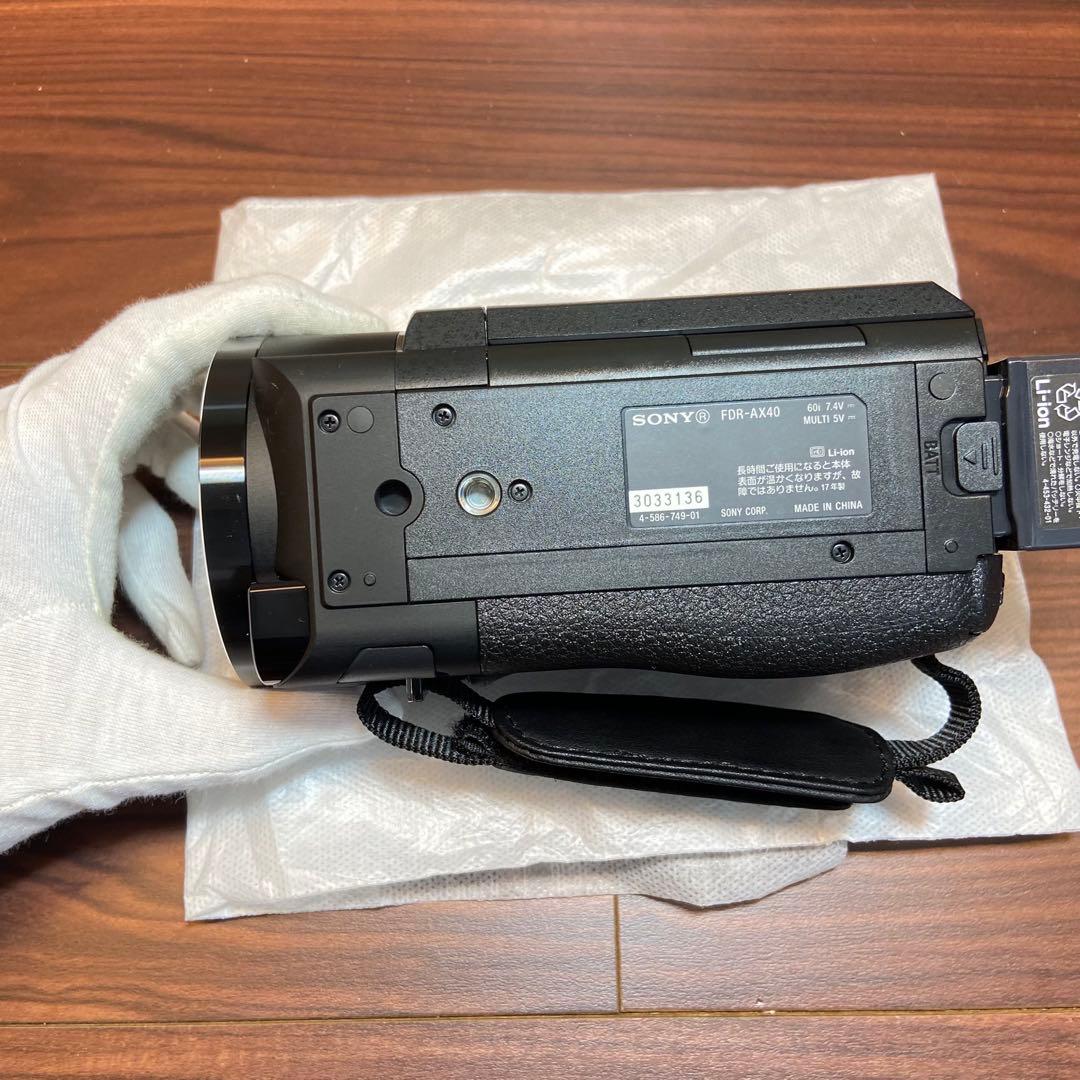 SONY FDR-AX40 ビデオカメラ ほぼ新品 3827