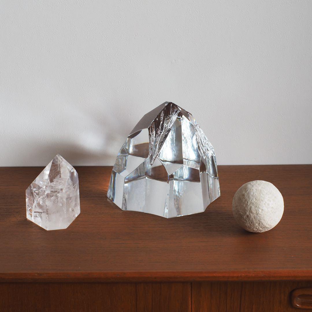 氷のオブジェ　クリスタル