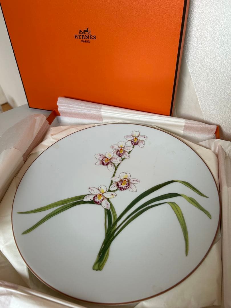 エルメス・オルキデプレート欄②・未使用品