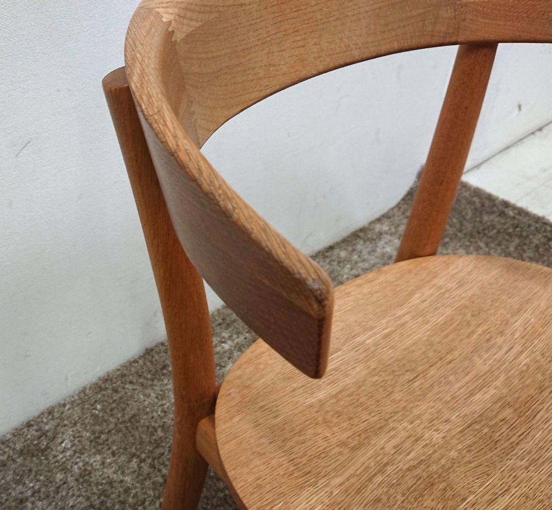 しんご オーク無垢材チェア オイル仕上げ ダイニングチェア-1