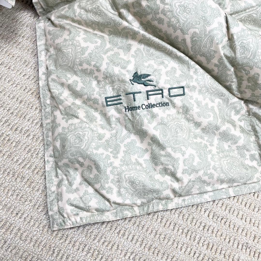 未使用❤️エトロ 西川 ダウン ハーフケット ペイズリー 柄