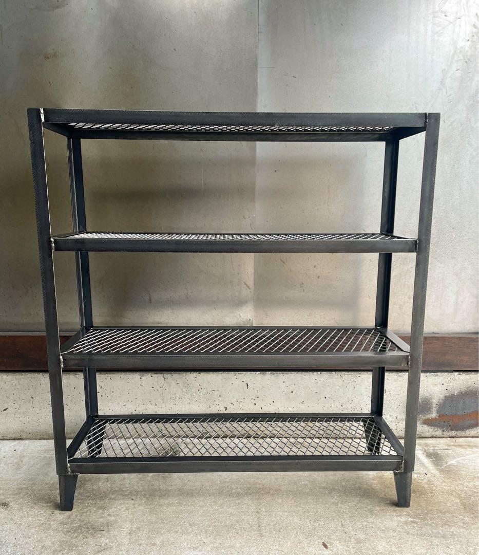 ［4段仕様］アイアンラック　植物棚　シェルフ　インダストリアル　アイアン家具