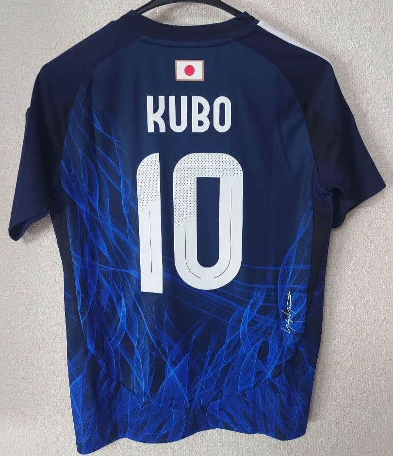 adidasサッカー日本代表 レプリカユニフォーム 10番 久保建英 160