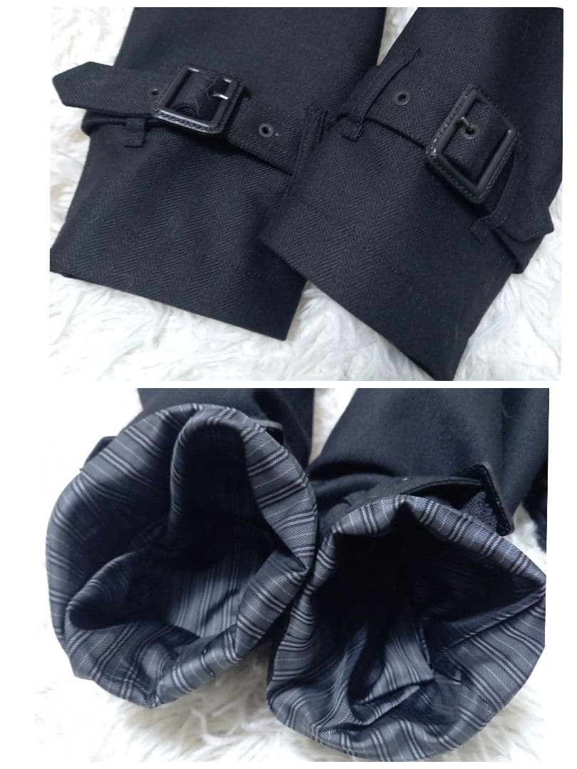 ●美品●　バーバリーブラックレーベル　トレンチコート　ライナー　ヘリンボーン