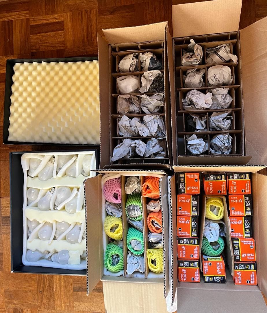 電球形蛍光ランプ〈ナイスボールV〉(EFA15EL/12B) 68個セット