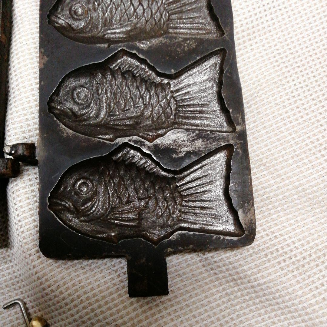 業務用　たい焼き器　鯛焼き器　鋳物　鉄製