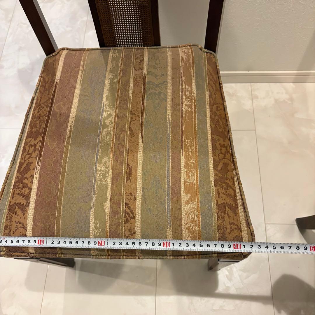 【maruni/マルニ木工】地中海シリーズダイニングチェア 1脚クラシック美品②