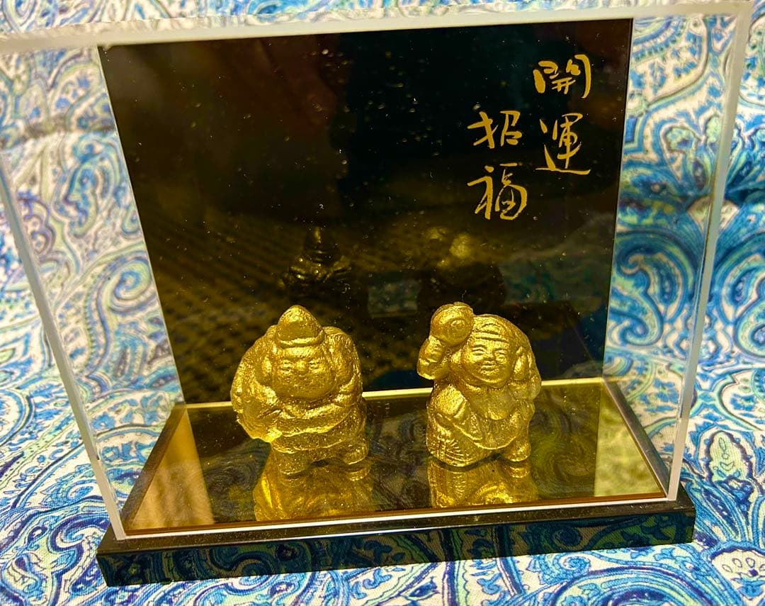金運厄除！人生反転！208g大国神　228g恵比寿神　純銅製　魂入り最強2神