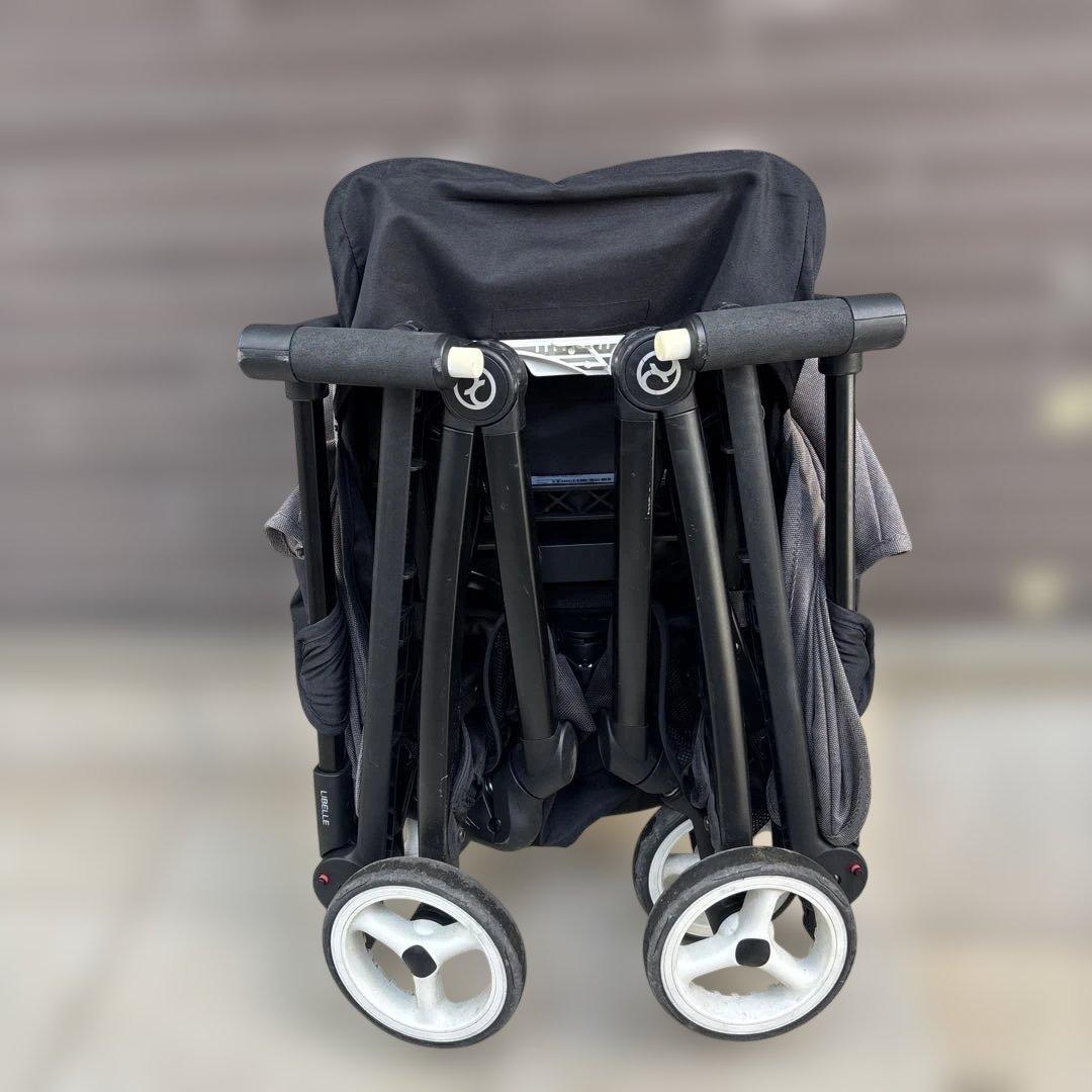 サイベックス　リベル　グレー　軽量折りたたみベビーカー 黒/グレー