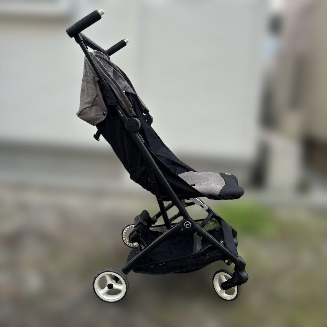 サイベックス　リベル　グレー　軽量折りたたみベビーカー 黒/グレー