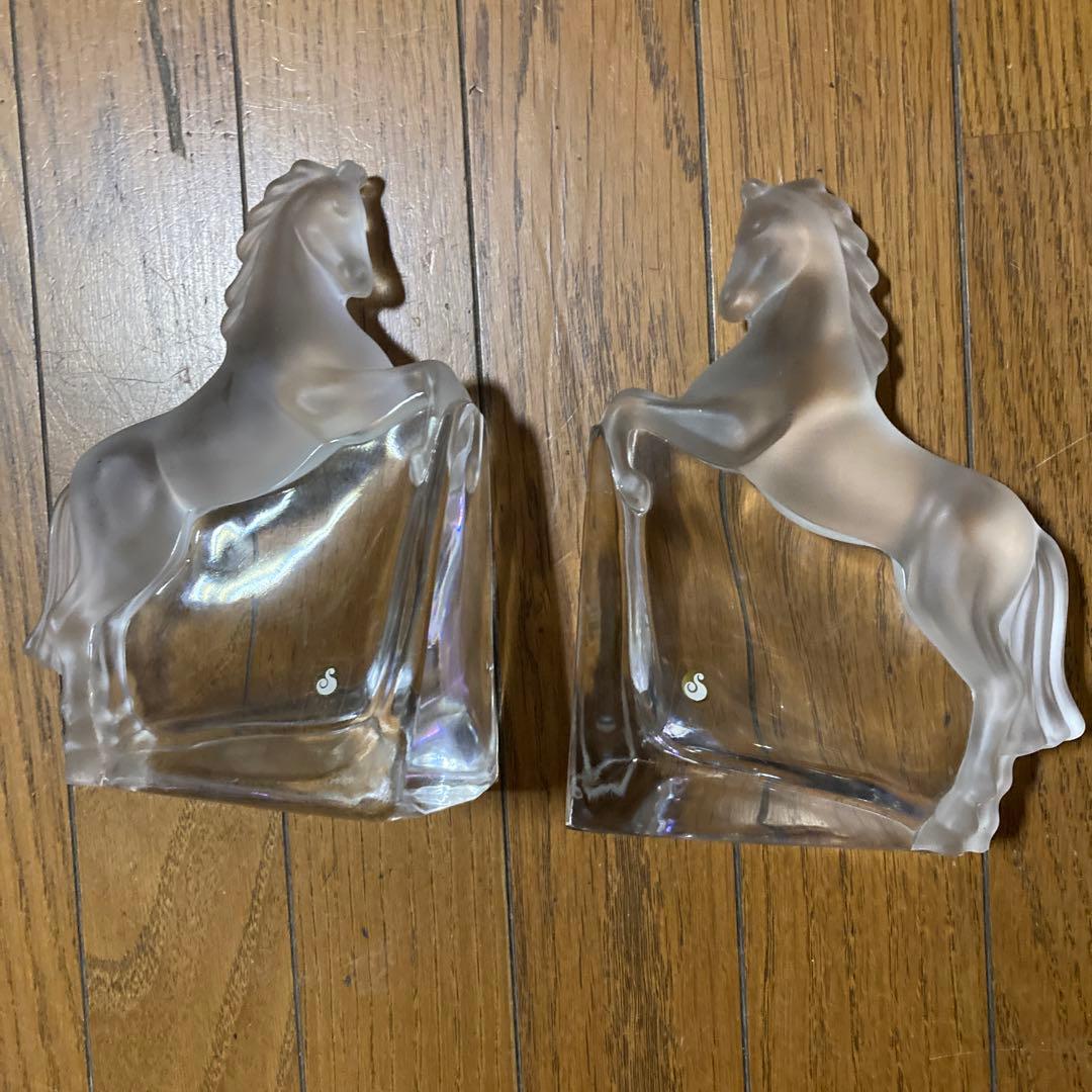 佐々木クリスタル　馬2点セット