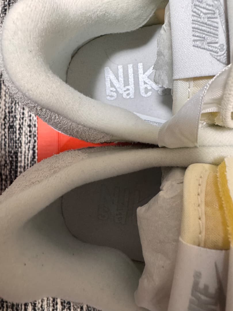 sacai×Nike LDV Waffle \"Triple White\"28cm