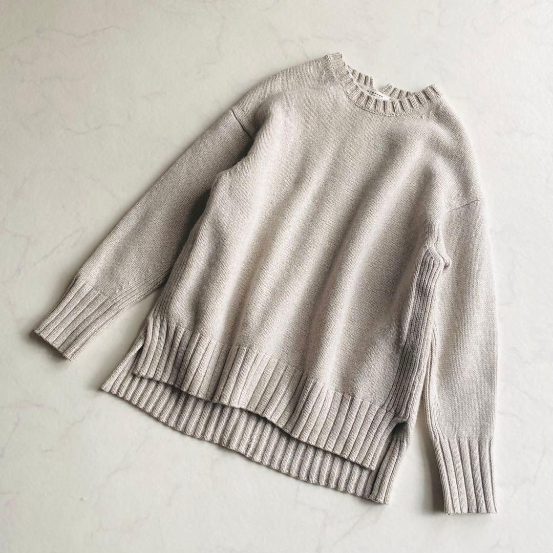 TOMORROWLAND MACPHEE ラム カシミヤ クルーネック ニット