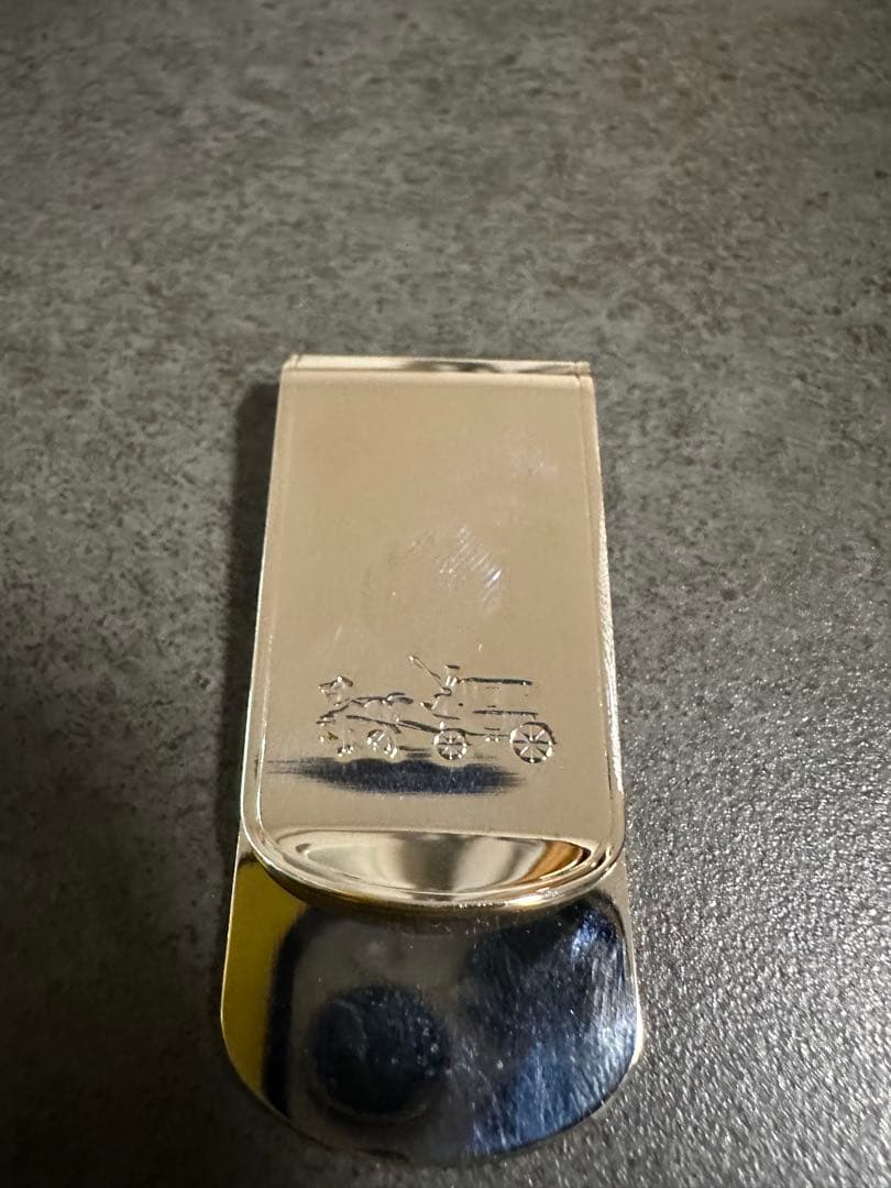 【新品未使用】 COACH マネークリップ シンプルデザイン