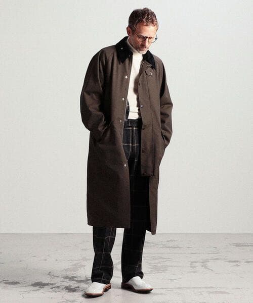 ベ*い様 Barbour×TOMORROWLAND バブアー　ロングコート