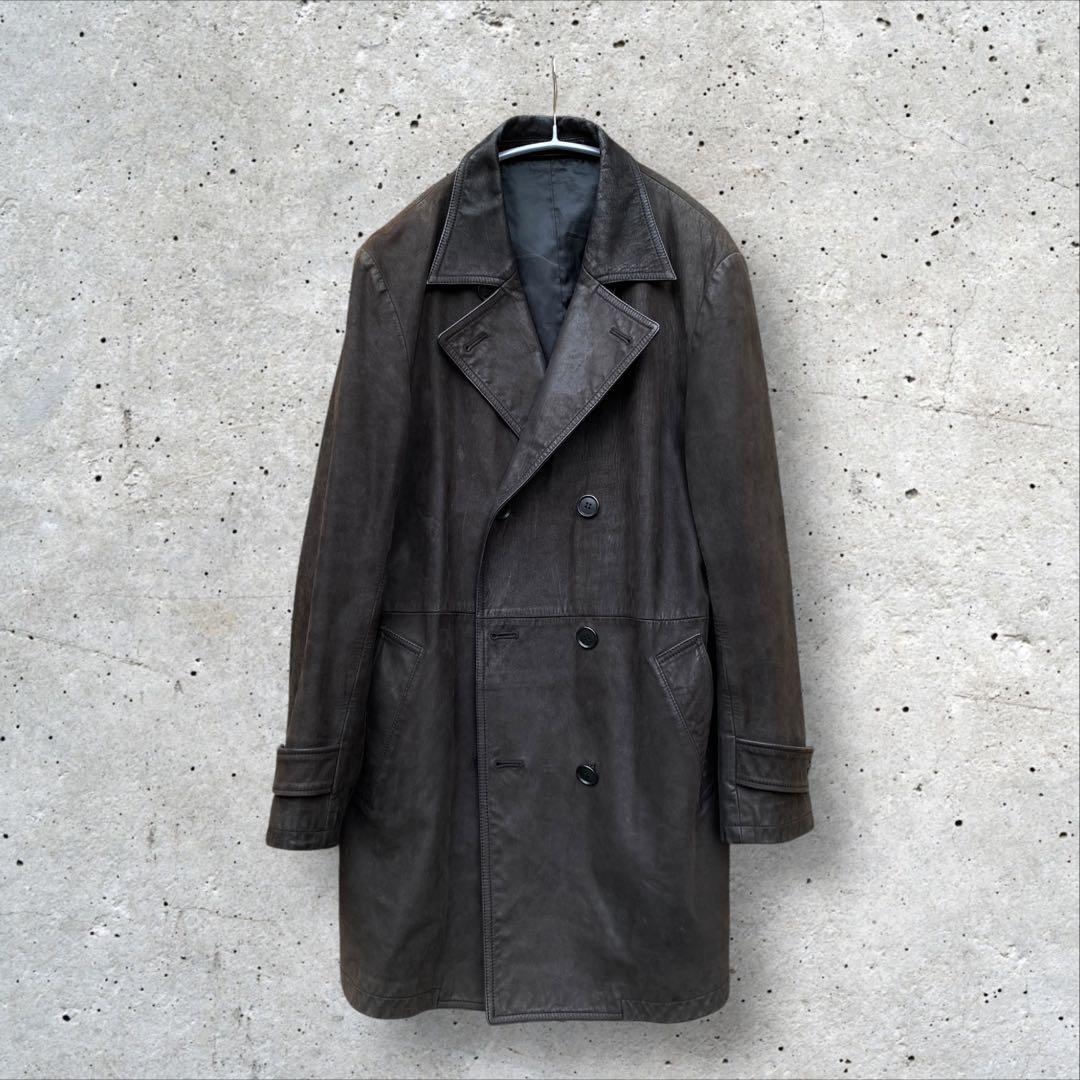 ジャケット・アウター sullen 00s archive real leather halfcoat