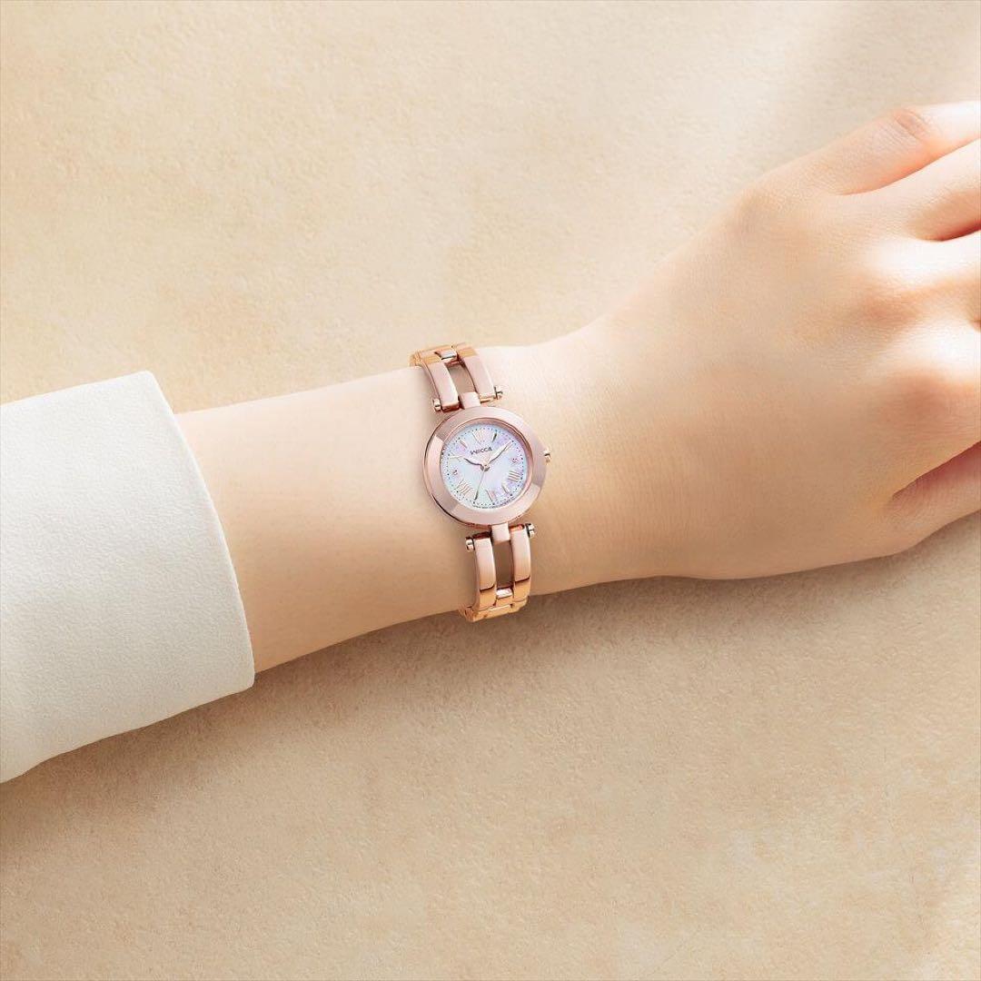 【SALE】シチズン wicca ウィッカ ハーフバングル ライラック 限定